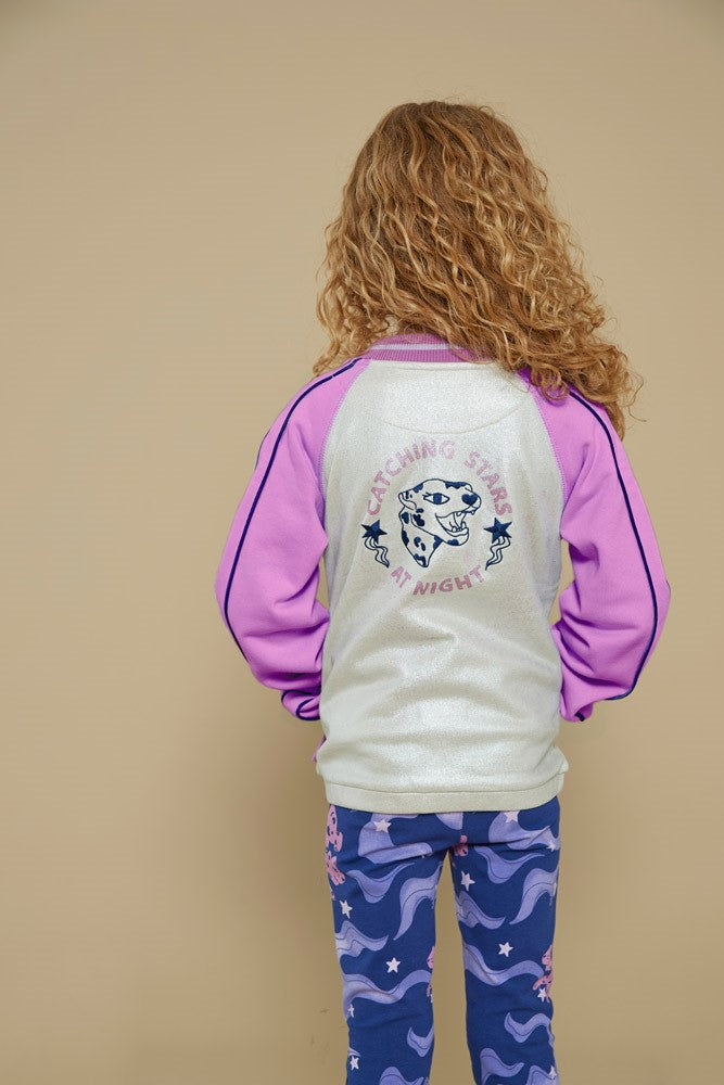 Jubel - Silver Bomber & Lila Backprint Wild Soul