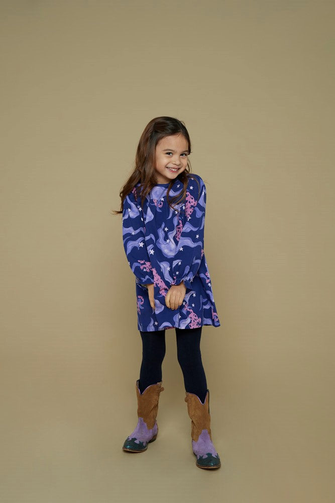 Jubel - Robe à motif Indigo Wild Soul
