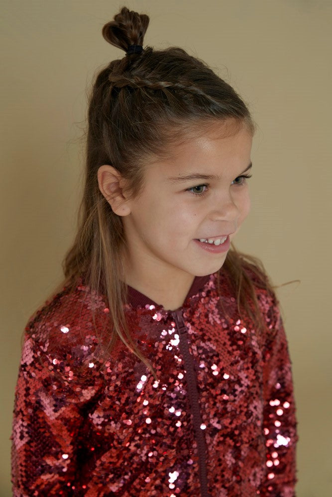 Jubel - Bomber en sequin Queen of Heurts
