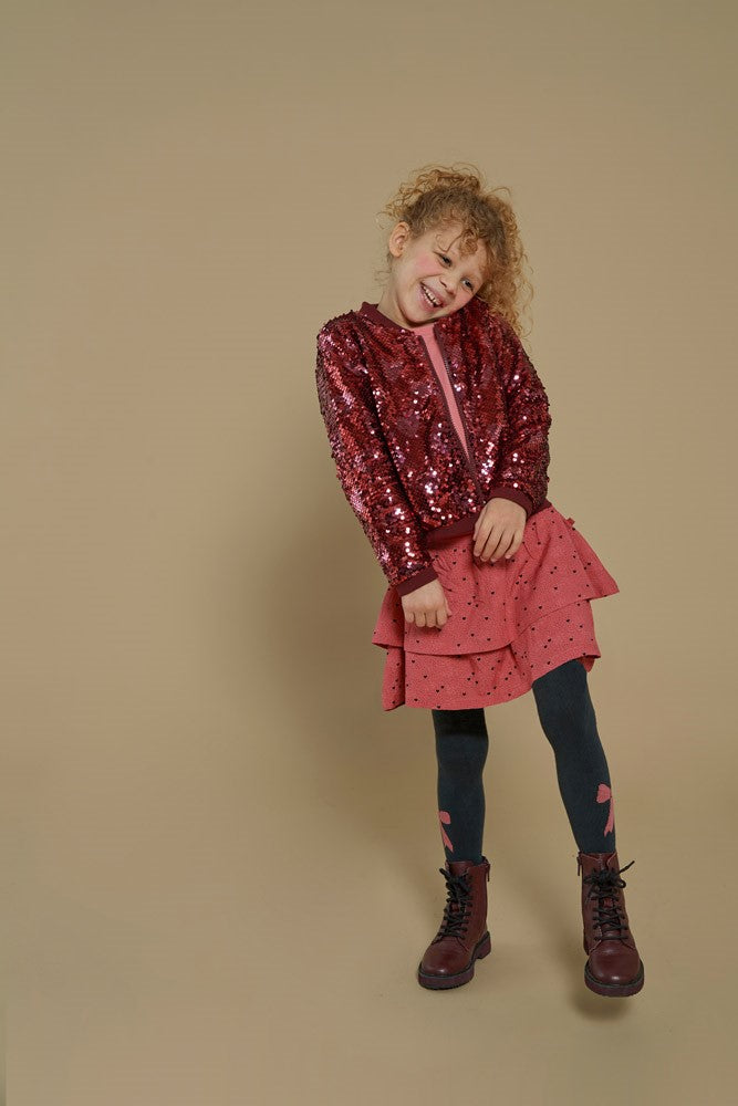 Jubel - Jupe rose & coeur Queen of Hearts