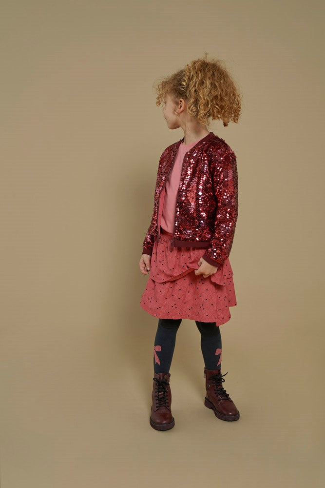 Jubel - Jupe rose & coeur Queen of Hearts