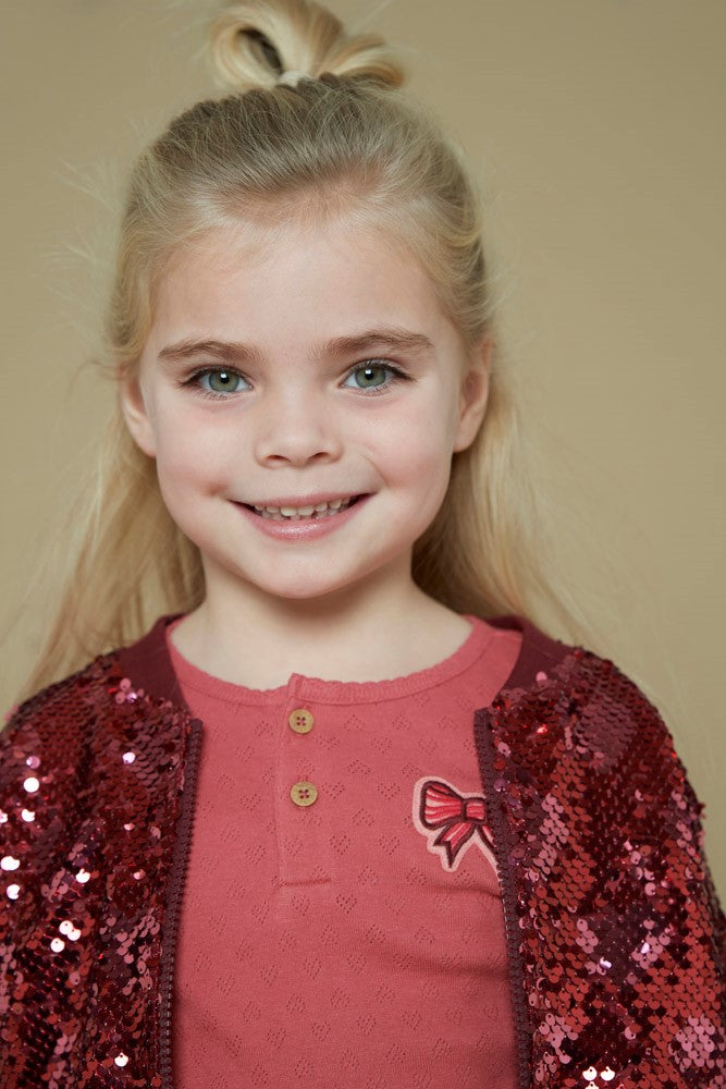 Jubel - Bomber en sequin Queen of Heurts