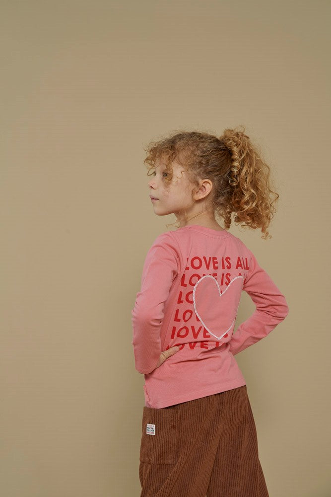 Jubel - T-shirt rose backprint Queen of Hearts