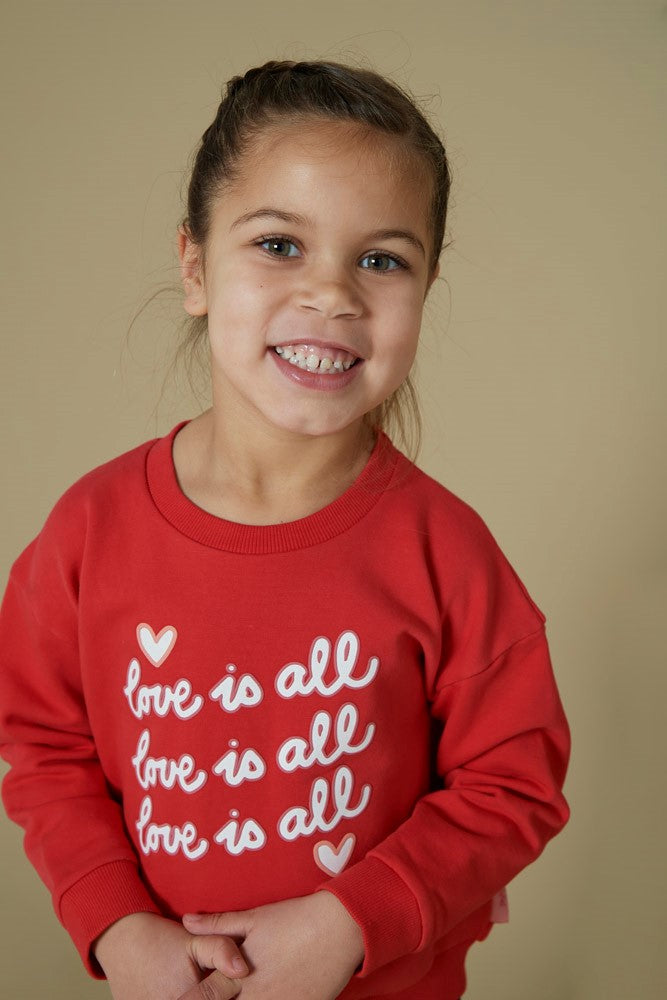 Jubel - Sweat rouge Queen of Hearts