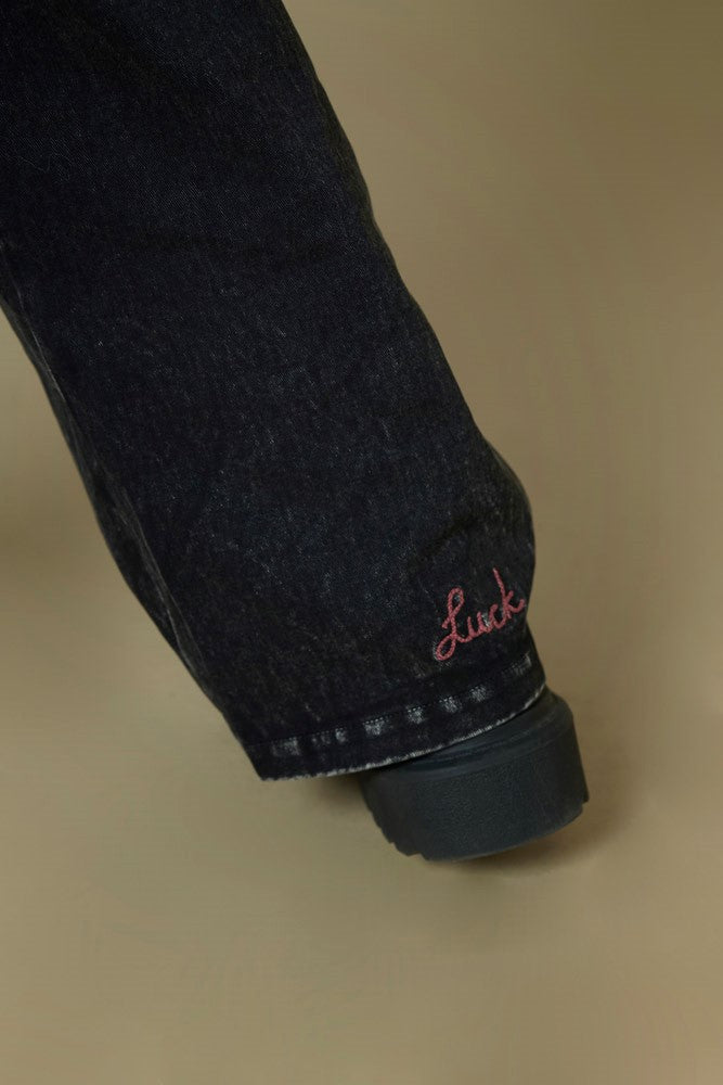 Jubel - Pantalon anthracite Queen of Hearts