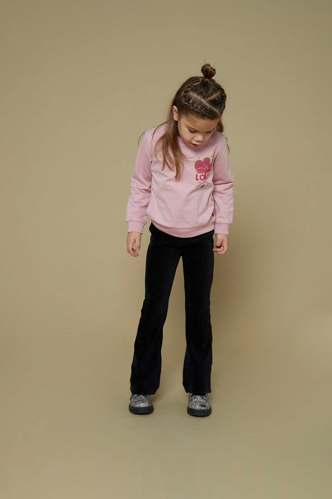 Jubel - Pantalon flare anthracite Shine Bright