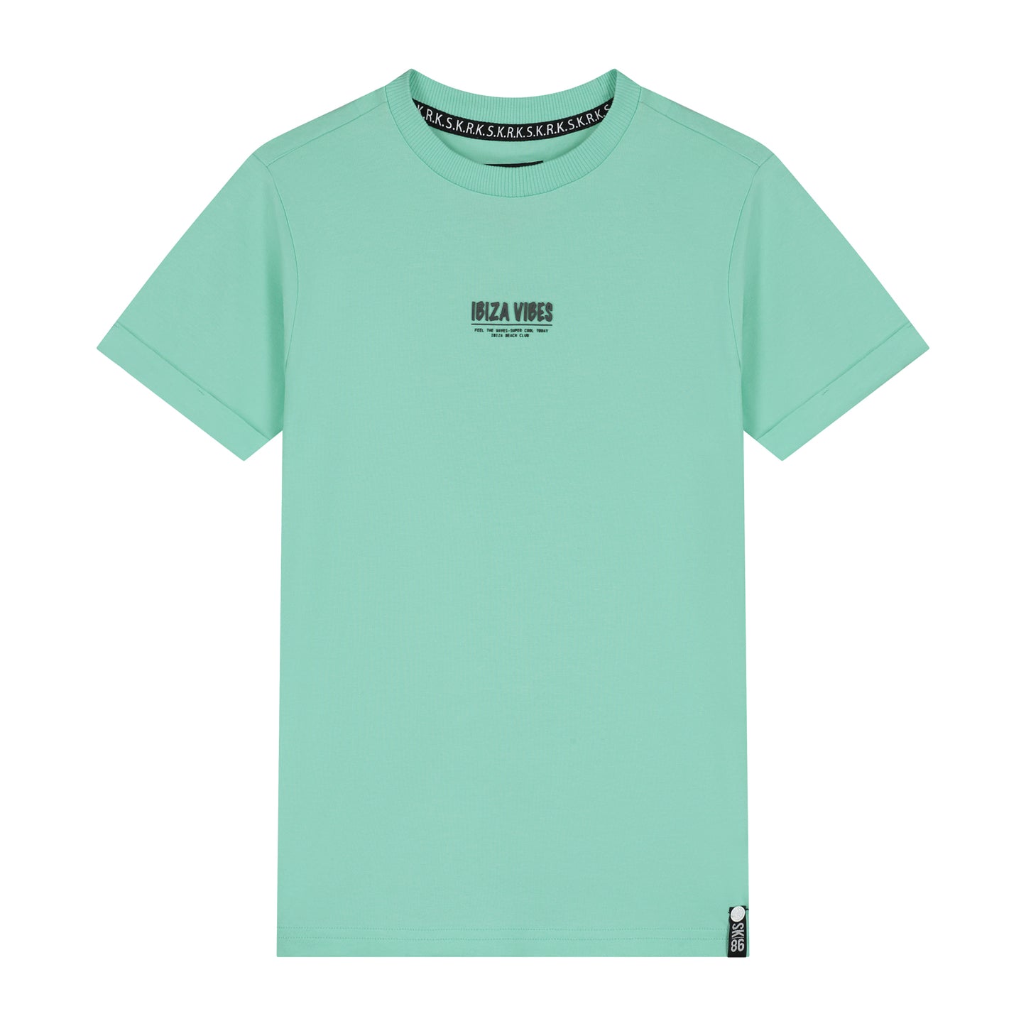 Skurk - T-shirt backprint mint Tino