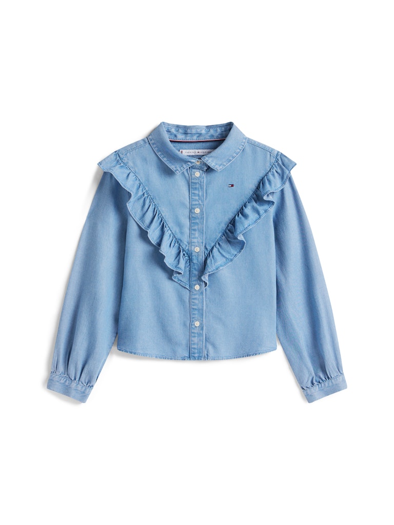 Tommy Hilfiger - Chemise en denim à volants