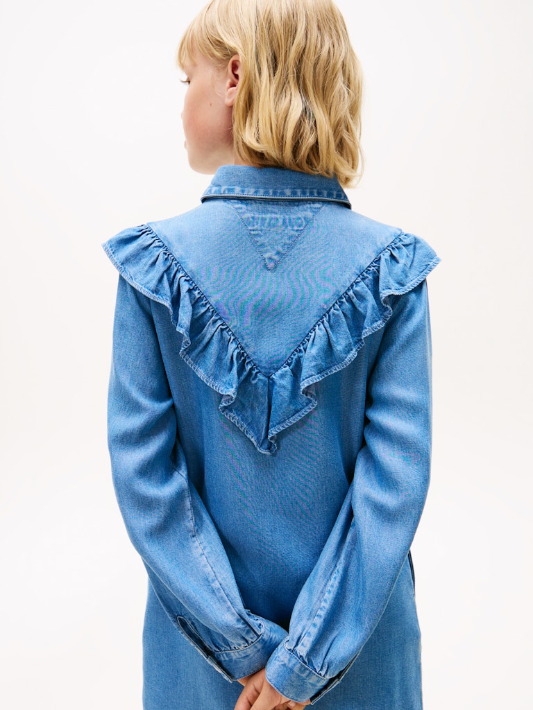 Tommy Hilfiger - Robe en denim à volants