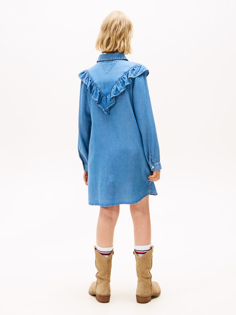 Tommy Hilfiger - Robe en denim à volants