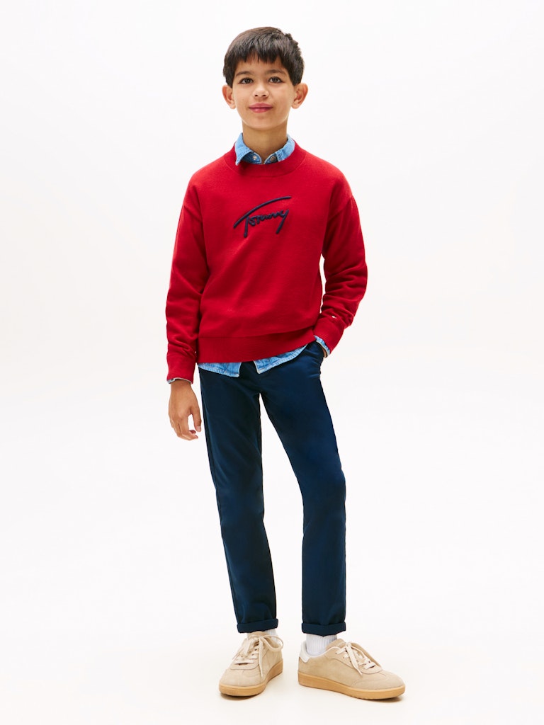 Tommy Hilfiger - Pantalon chino Dark Night Navy