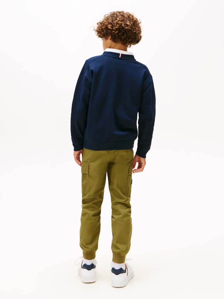Tommy Hilfiger - Sweat Varsity raised Dark Night Navy