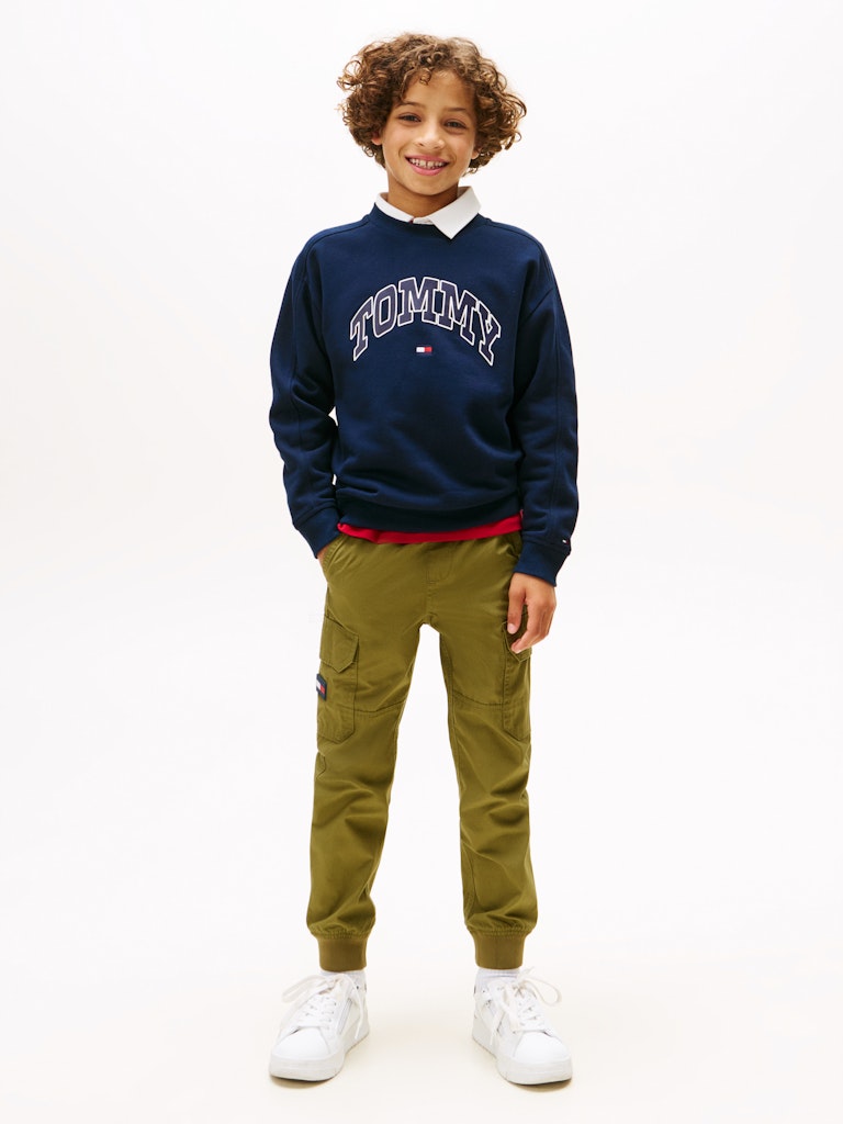 Tommy Hilfiger - Sweat Varsity raised Dark Night Navy