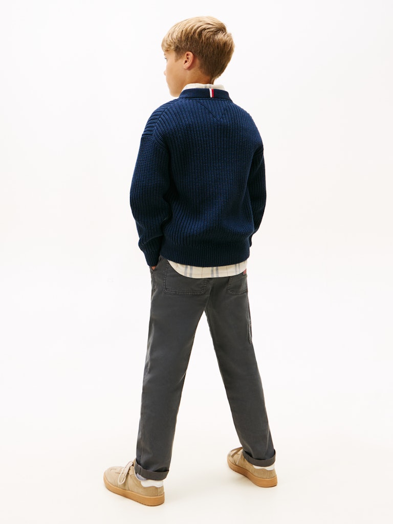 Tommy Hilfiger - Pull en maille Dark Night Navy
