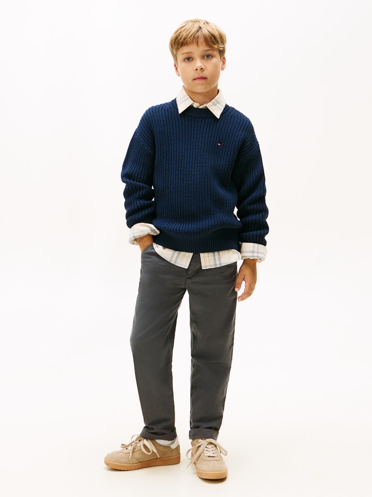 Tommy Hilfiger - Pull en maille Dark Night Navy