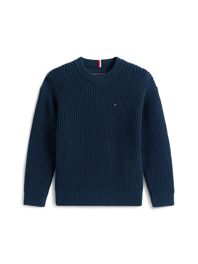 Tommy Hilfiger - Pull en maille Dark Night Navy