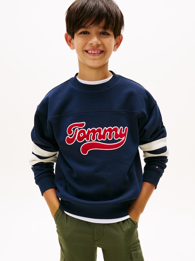 Tommy Hilfiger - Sweat colourblock Dark Night Navy