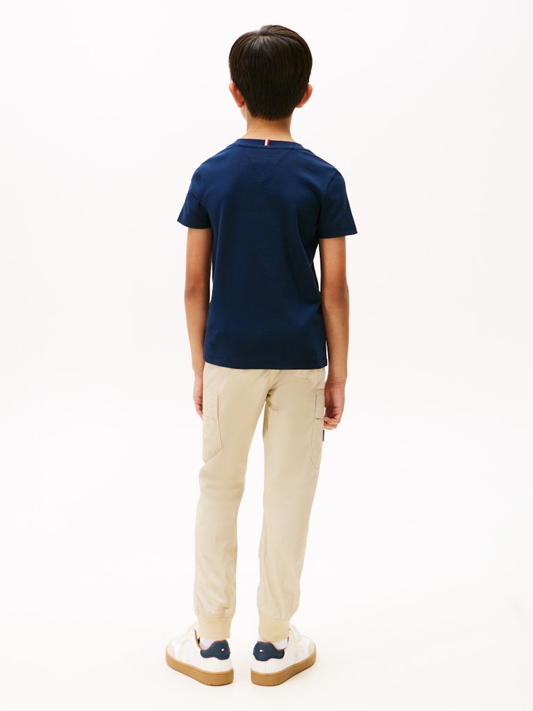 Tommy Hilfiger - T-shirt Dark Night Navy Varsity interlock