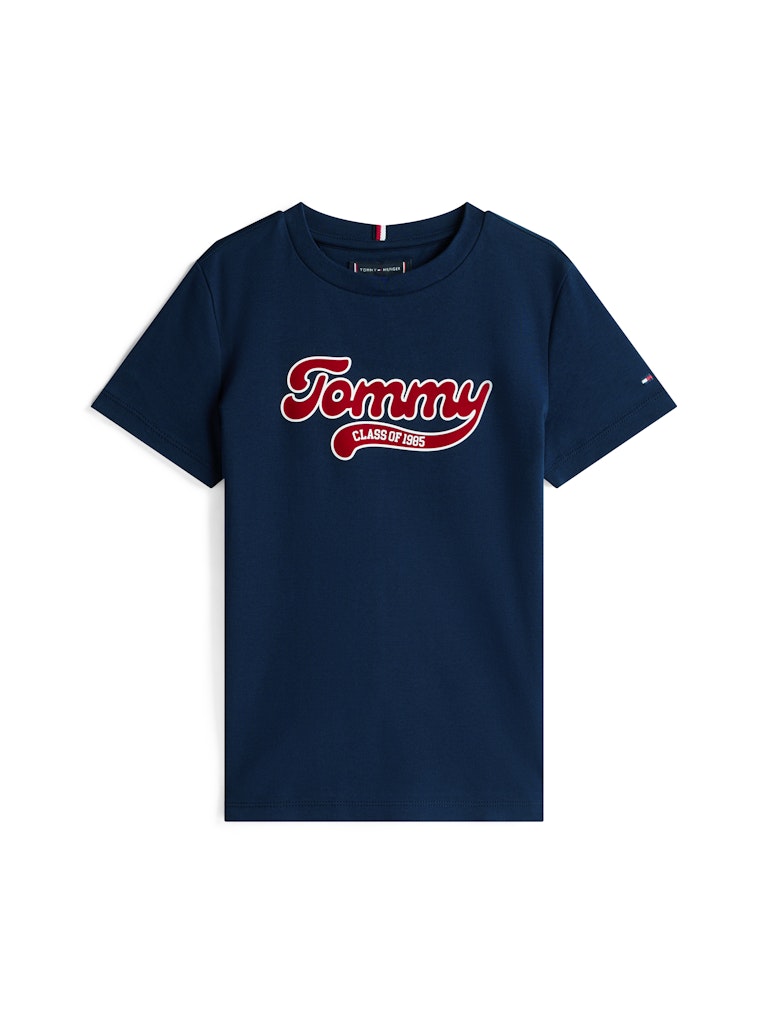 Tommy Hilfiger - T-shirt Dark Night Navy Varsity interlock