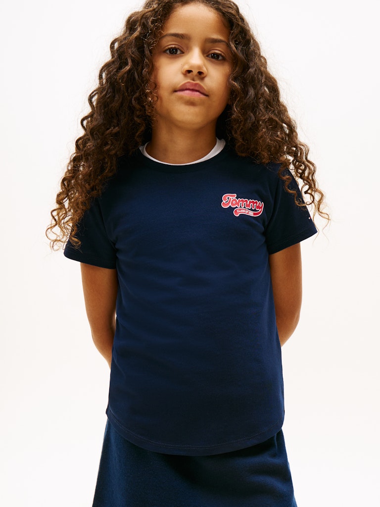 Tommy Hilfiger - T-shirt navy Flock