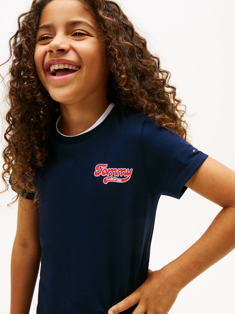 Tommy Hilfiger - T-shirt navy Flock