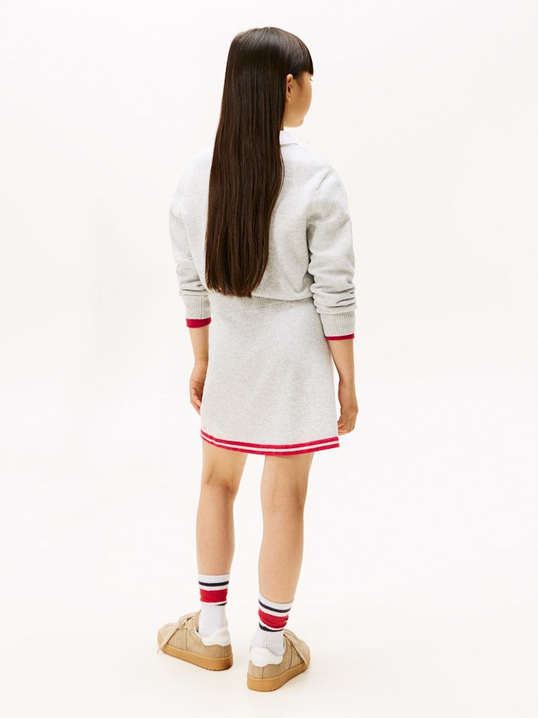 Tommy Hilfiger - Jupe Varsity Light Grey Heather