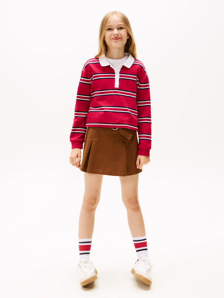 Tommy Hilfiger - Polo Medium Red Multi Stripe