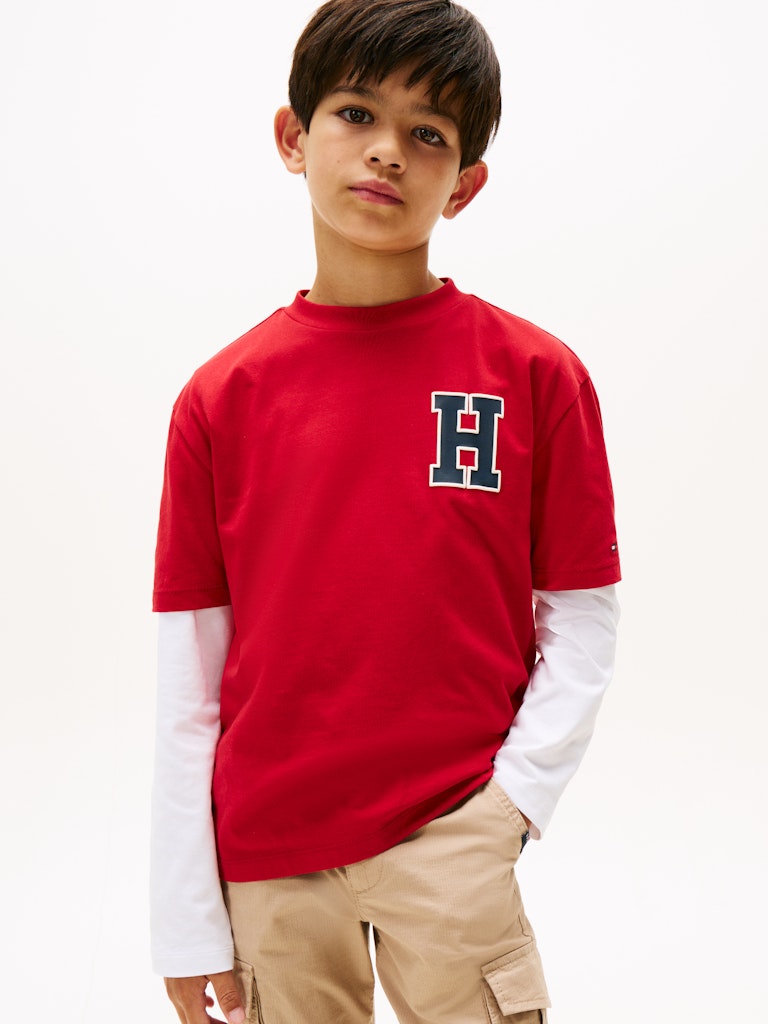 Tommy Hilfiger - T-shirt backprint Medium Red