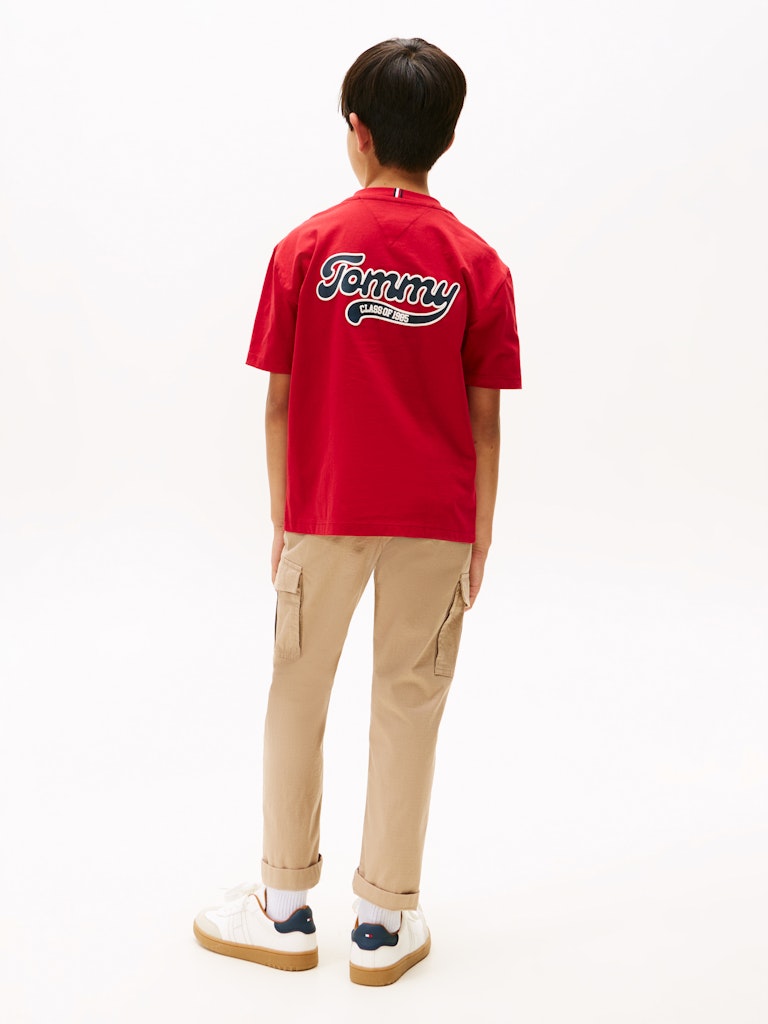 Tommy Hilfiger - T-shirt backprint Medium Red