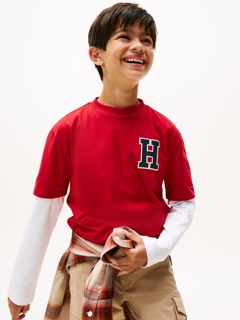 Tommy Hilfiger - T-shirt backprint Medium Red