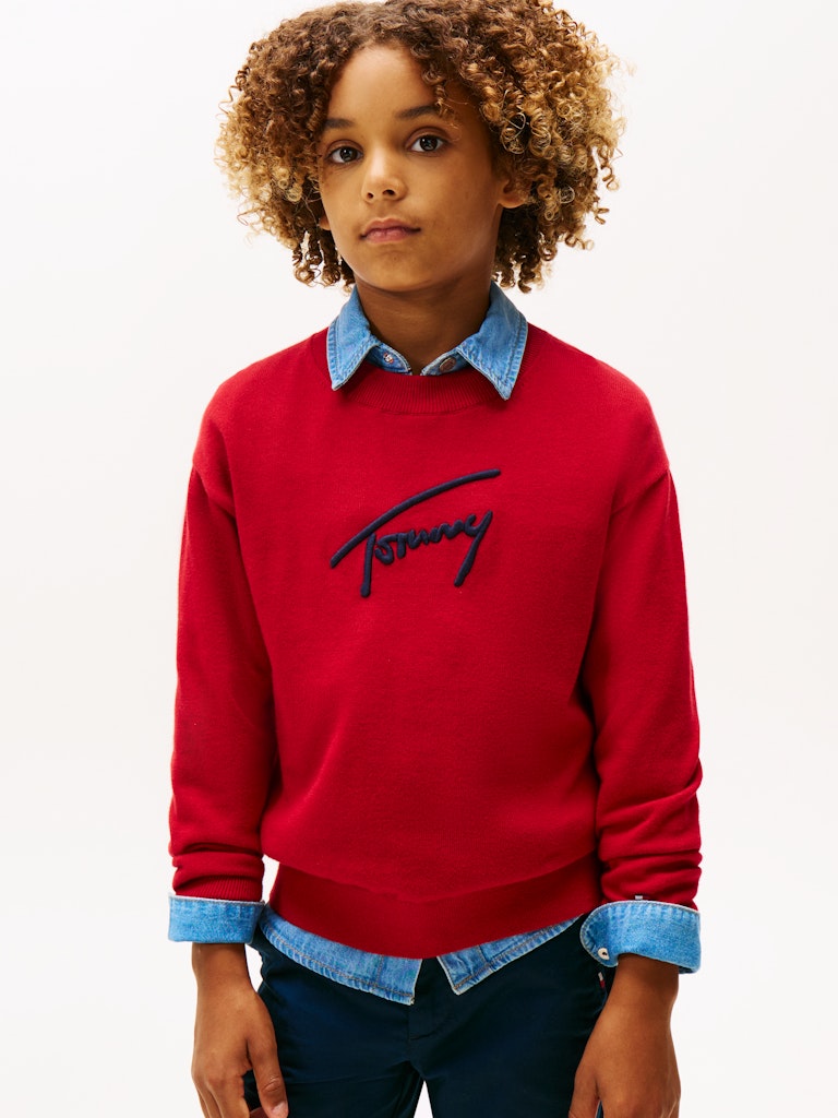 Tommy Hilfiger - Sweat graphic Medium Red