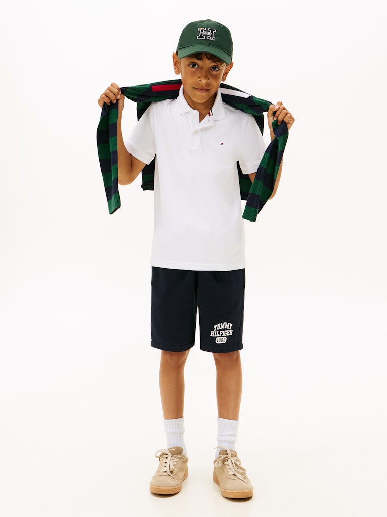 Tommy Hilfiger - Polo blanc interloc