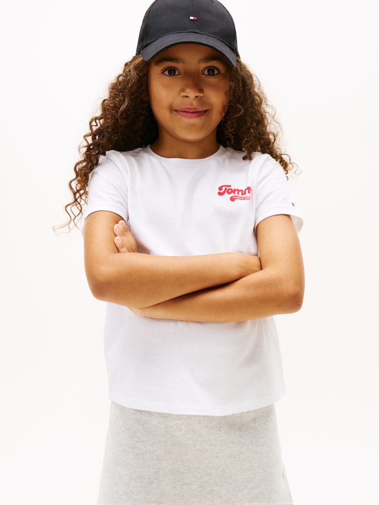 Tommy Hilfiger - T-shirt blanch Flock