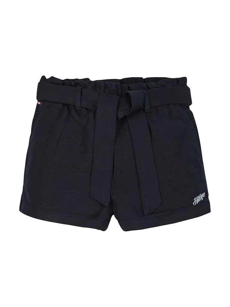 Tommy Hilfiger - Short linen dark night navy