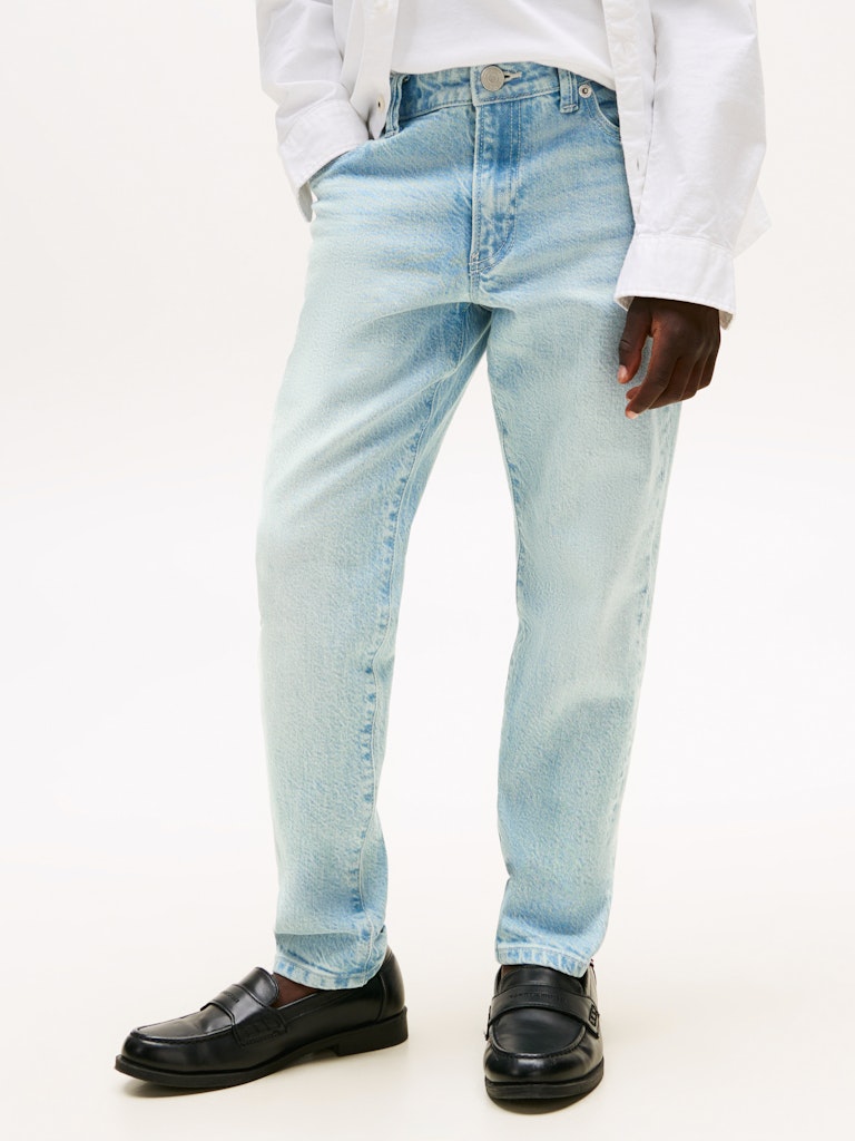 Tommy Hilfiger - Jeans straight bleachwashed denim