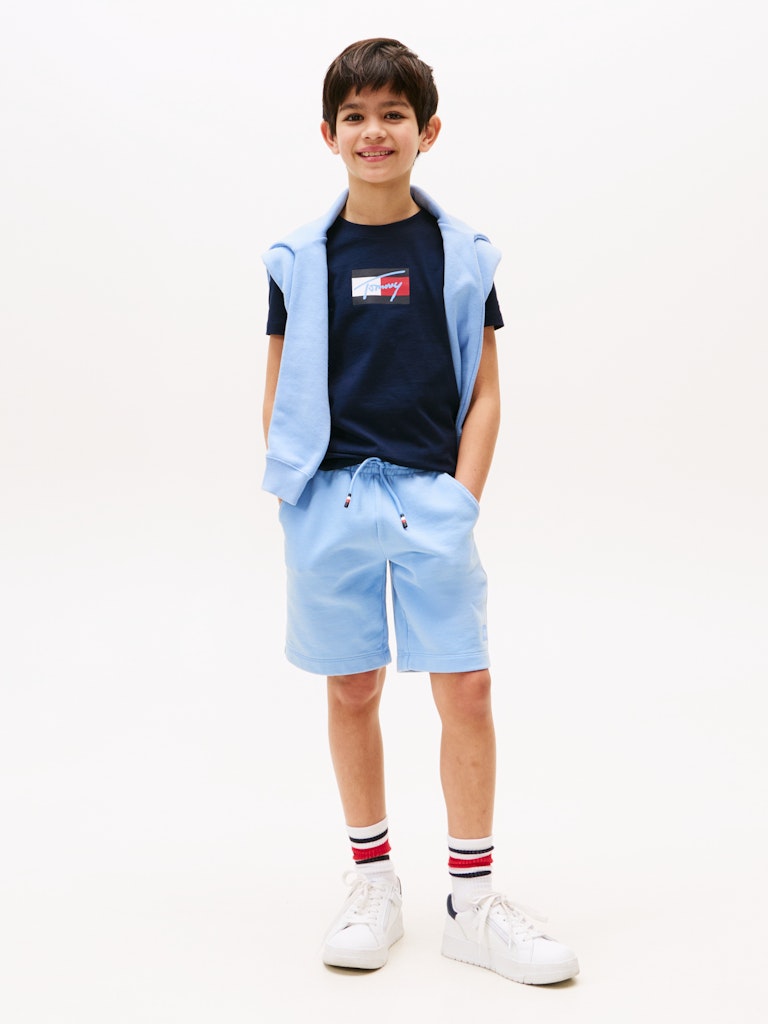 Tommy Hilfiger - T-shirt Dark Night Navy Script flag