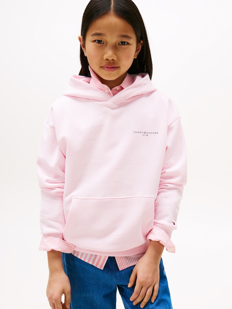 Tommy Hilfiger - Sweat à capuche mixte Light Pink
