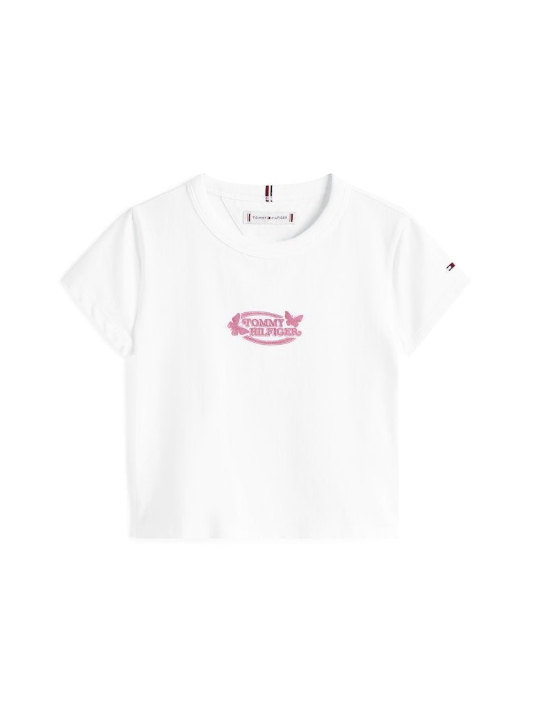 Tommy Hilfiger - Tommy Hilfiger - T-shirt blanc Butterfly
