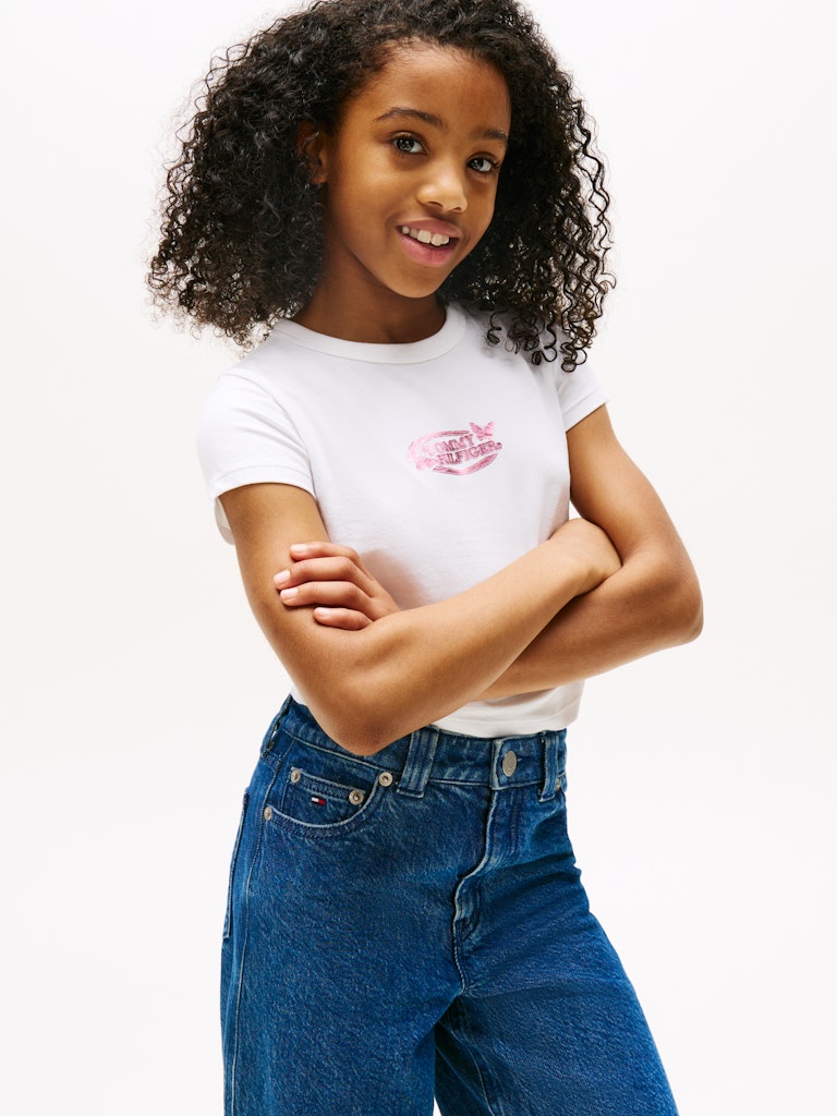 Tommy Hilfiger - Tommy Hilfiger - T-shirt blanc Butterfly