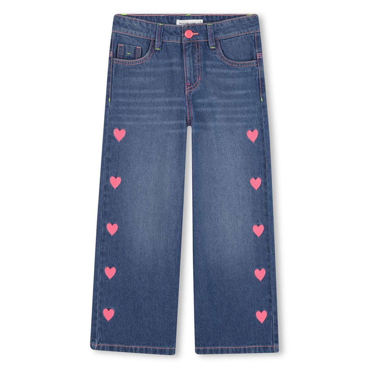 Billieblush - Jeans Baggy & Coeur on the sides