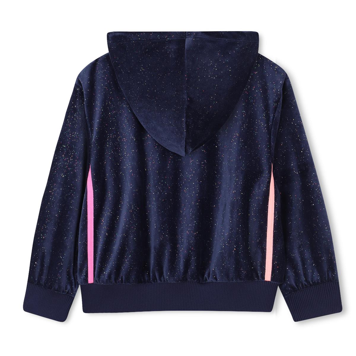 Billieblush - Navy hooded cardigan in watchers