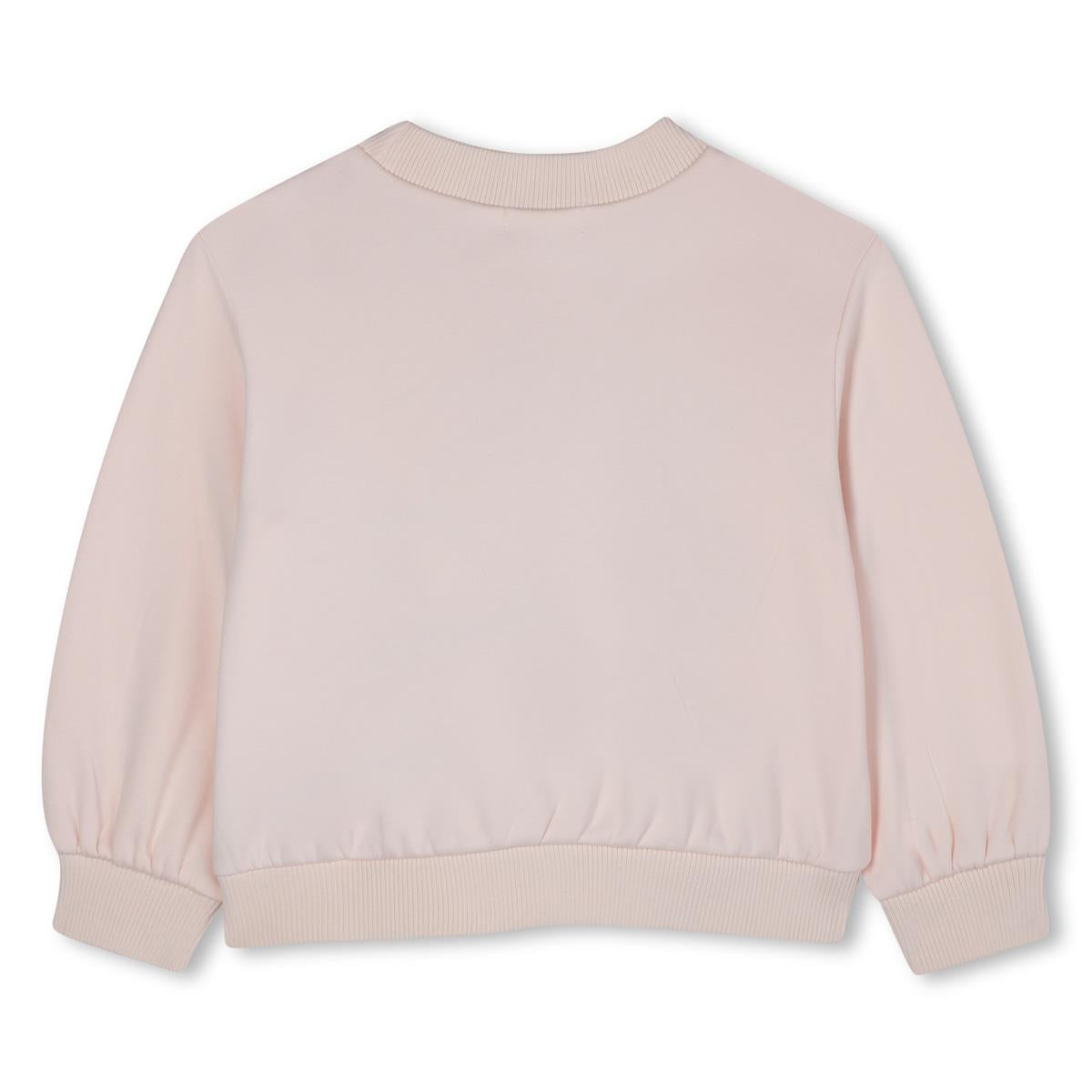 Billieblush - Inscripción de sudadera y sueño de Powder Pink en lentejuelas en lentejuelas