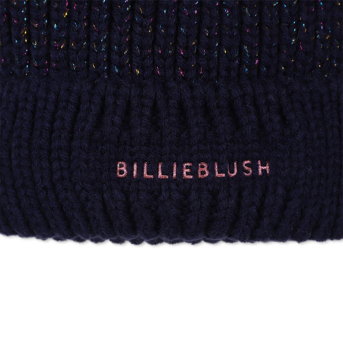 Billieblush - Indigo Blue Pompon Bonnet