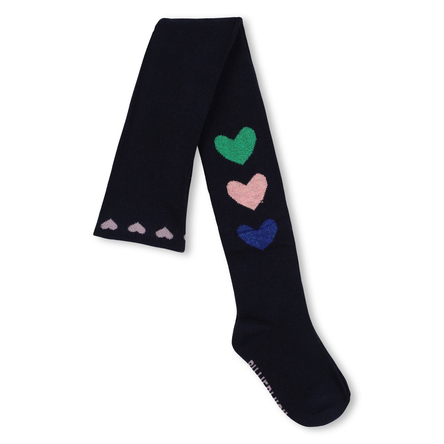Billieblush - Indigo Blue "Heart" tights