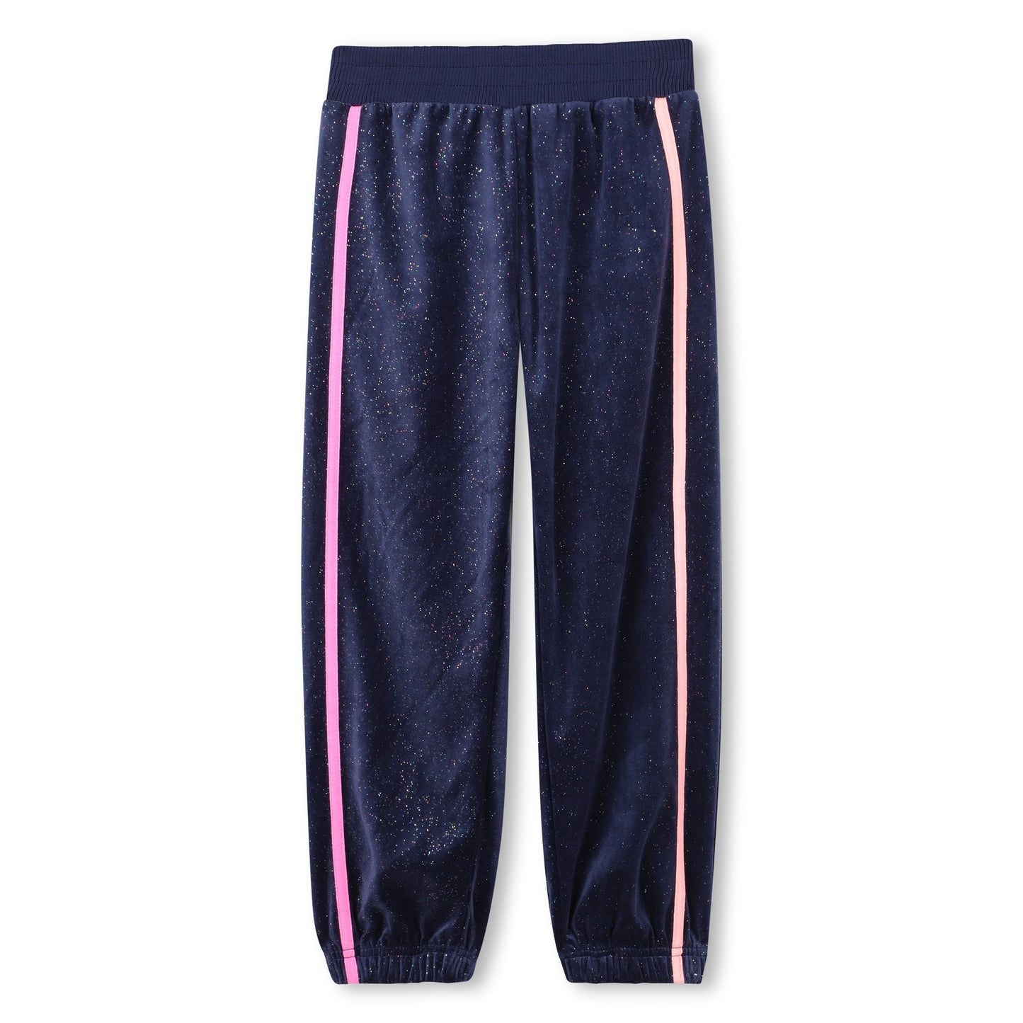 Billieblush - Navy joggingbroeken in briljant fluweel