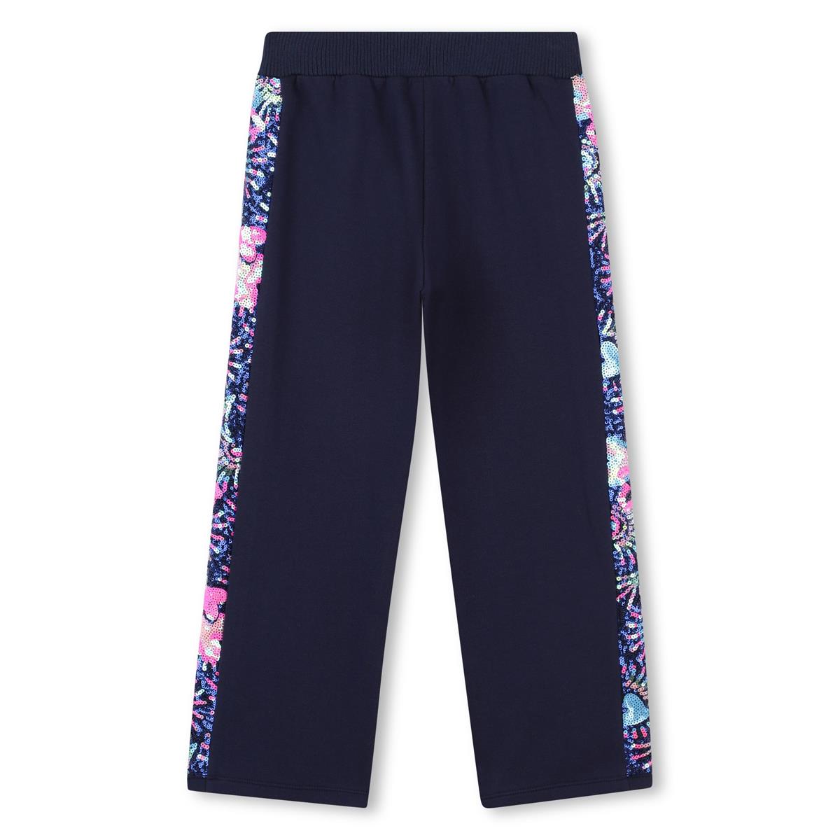 Billieblush - joggingbroeken in Molleton Indigo Blue & Sequins