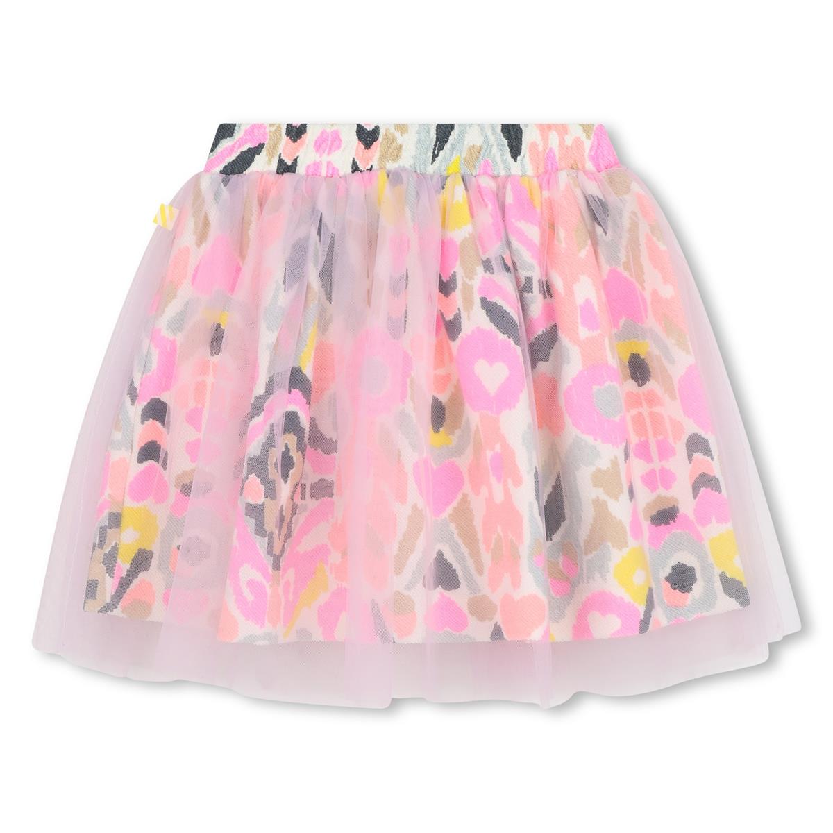 Billieblush - Tulle skirt & Ikat printed