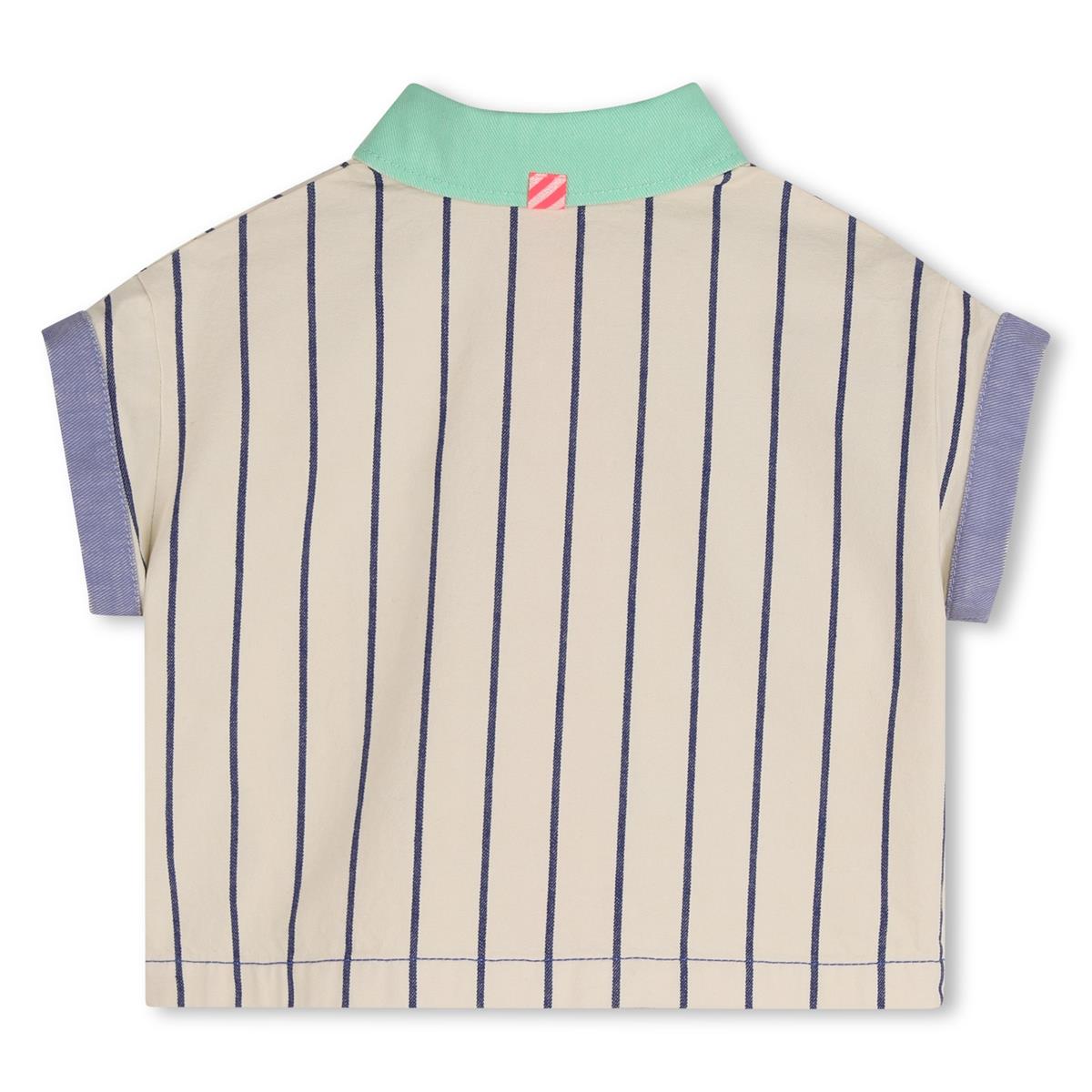 Billeilush – Gestreiftes Button-Down-Hemd