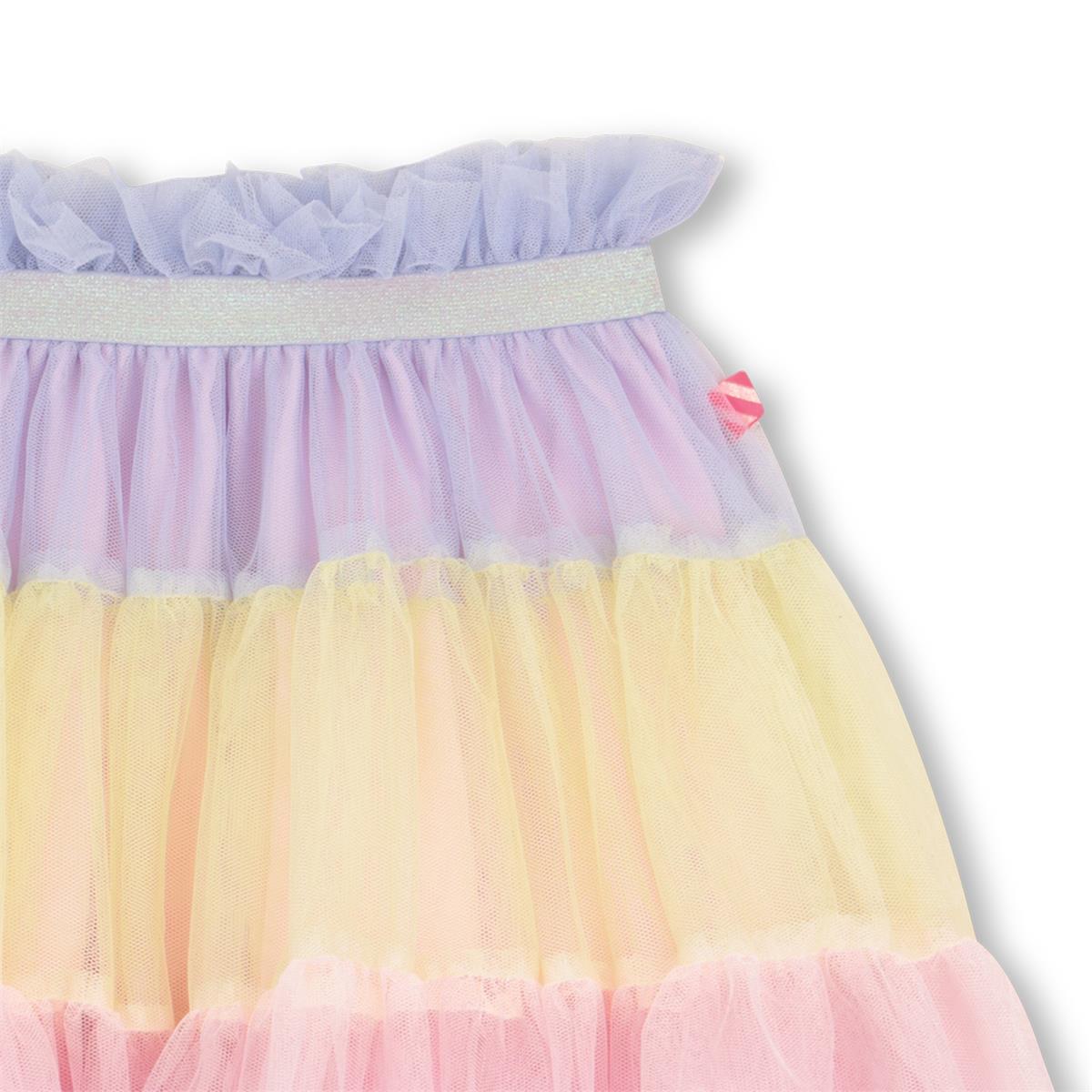 Billieblush - Enagua de tul con purpurina multicolor