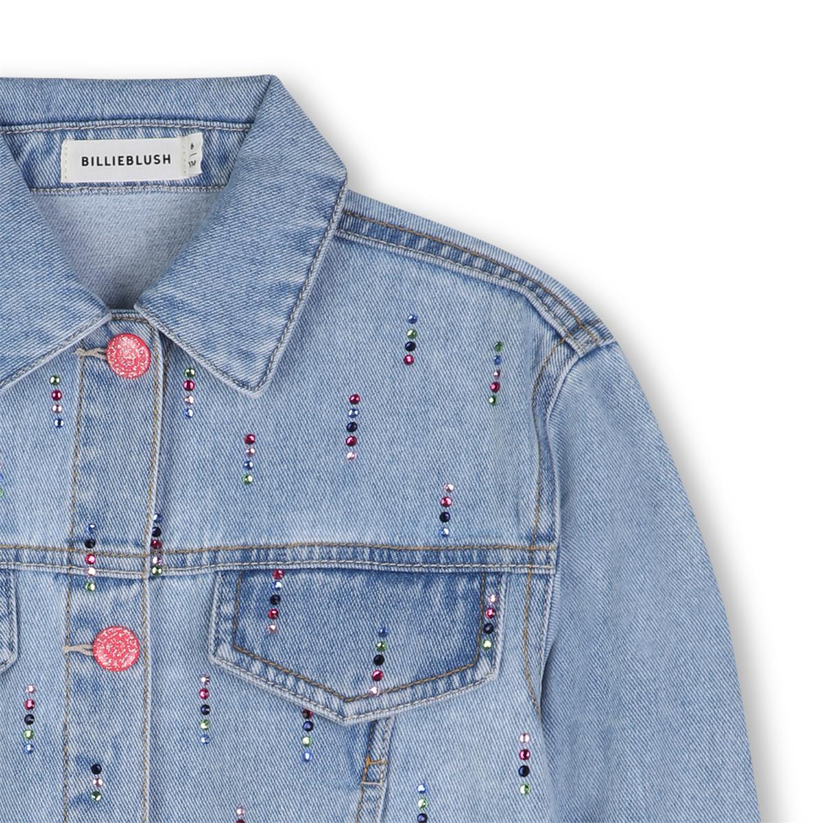 Billieblush - Veste denim avec clous multicolores